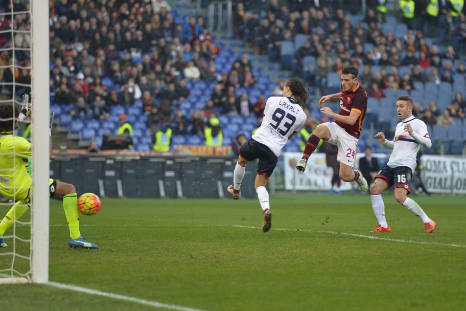 Florenzi sblocca all&#39;Olimpico: Roma-Genoa 1-0. Getty